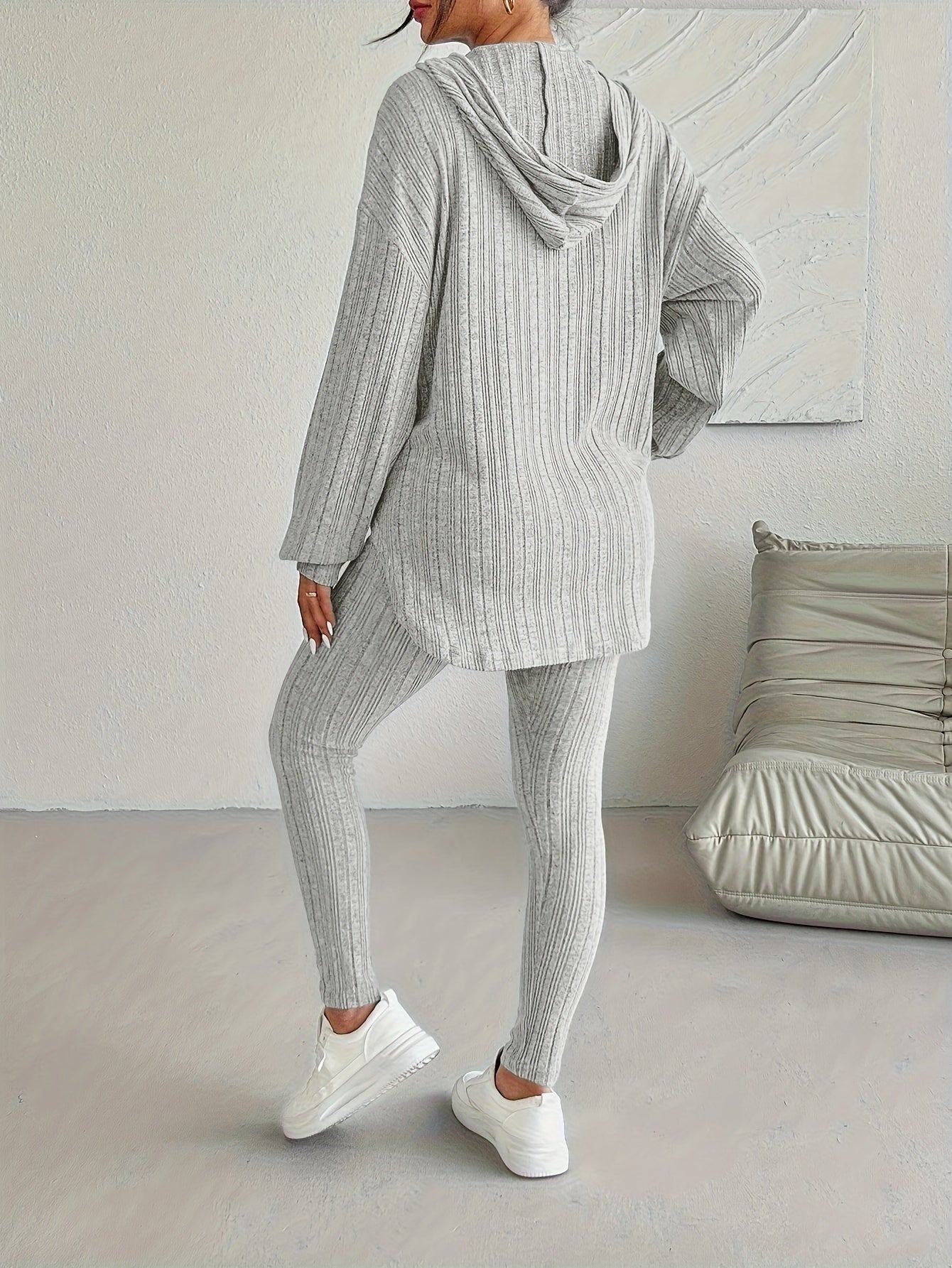 Soho Ribbed Knit Lounge Set