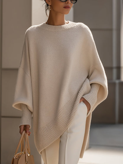 Knit Poncho Sweater