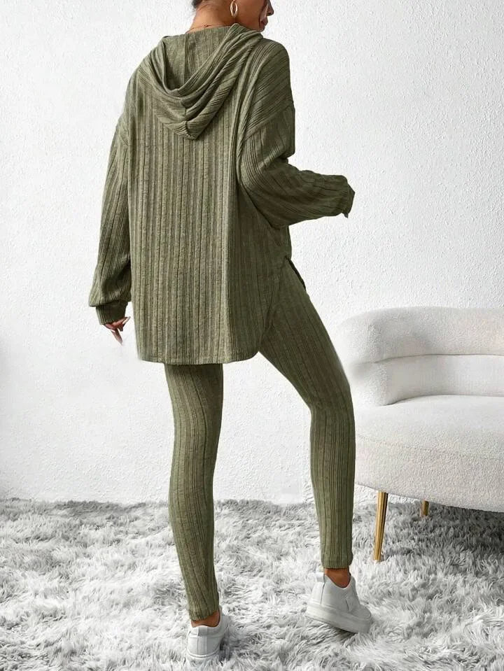 Soho Ribbed Knit Lounge Set