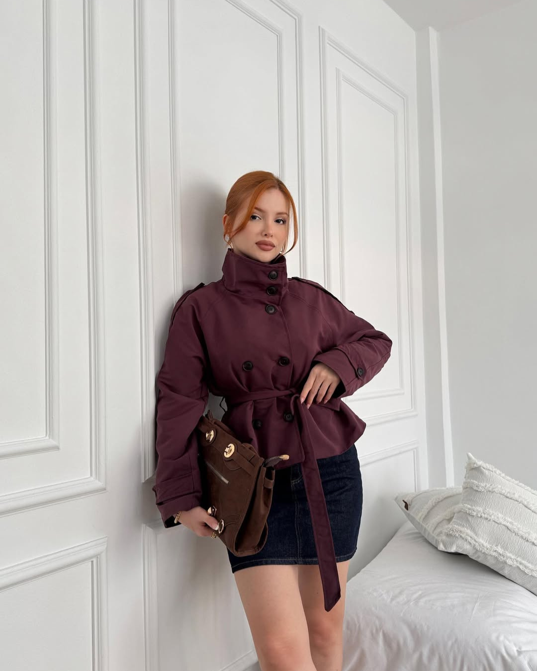 AVA | Short Trench Coat