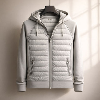 Marco Quilted Zip Hoodie