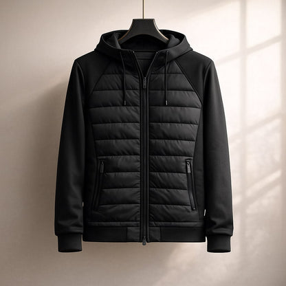 Marco Quilted Zip Hoodie