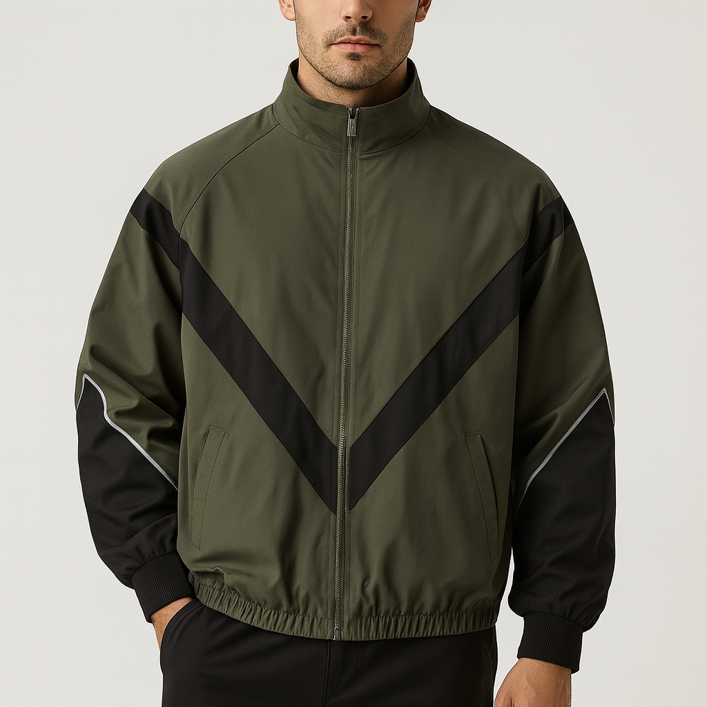 Nolan V-Stripe Windbreaker