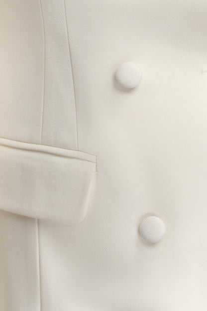 Beatrice Blazer Mini Dress - Ivory