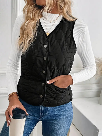 Summit Quilted Bomber Vest