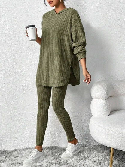Soho Ribbed Knit Lounge Set