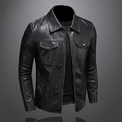 Aurora's  Slim Leather Jacket