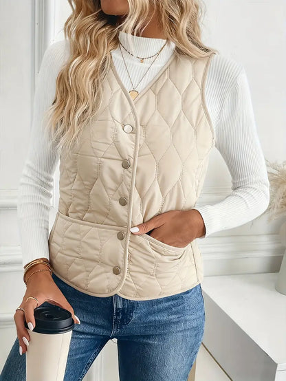 Summit Quilted Bomber Vest
