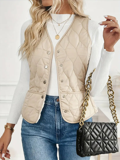 Summit Quilted Bomber Vest