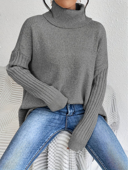 Aura Soft High Neck Jumper.