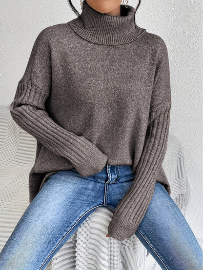 Aura Soft High Neck Jumper.