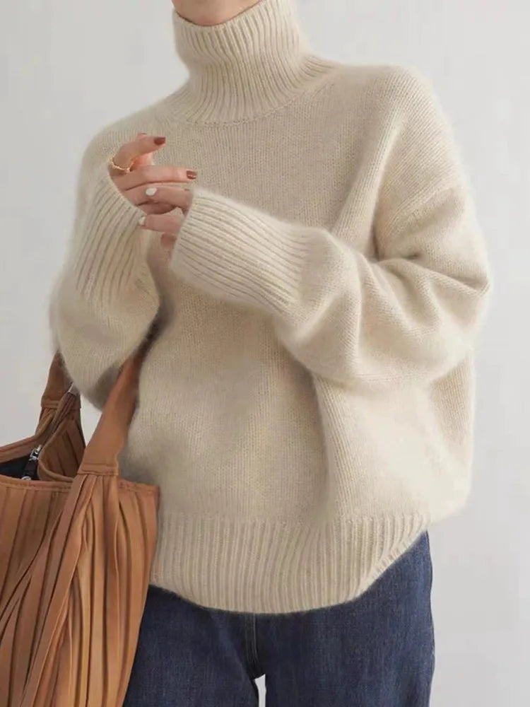 Lena Cashmere Turtleneck Jumper