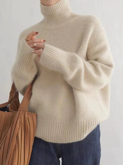 Lena Cashmere Turtleneck Jumper