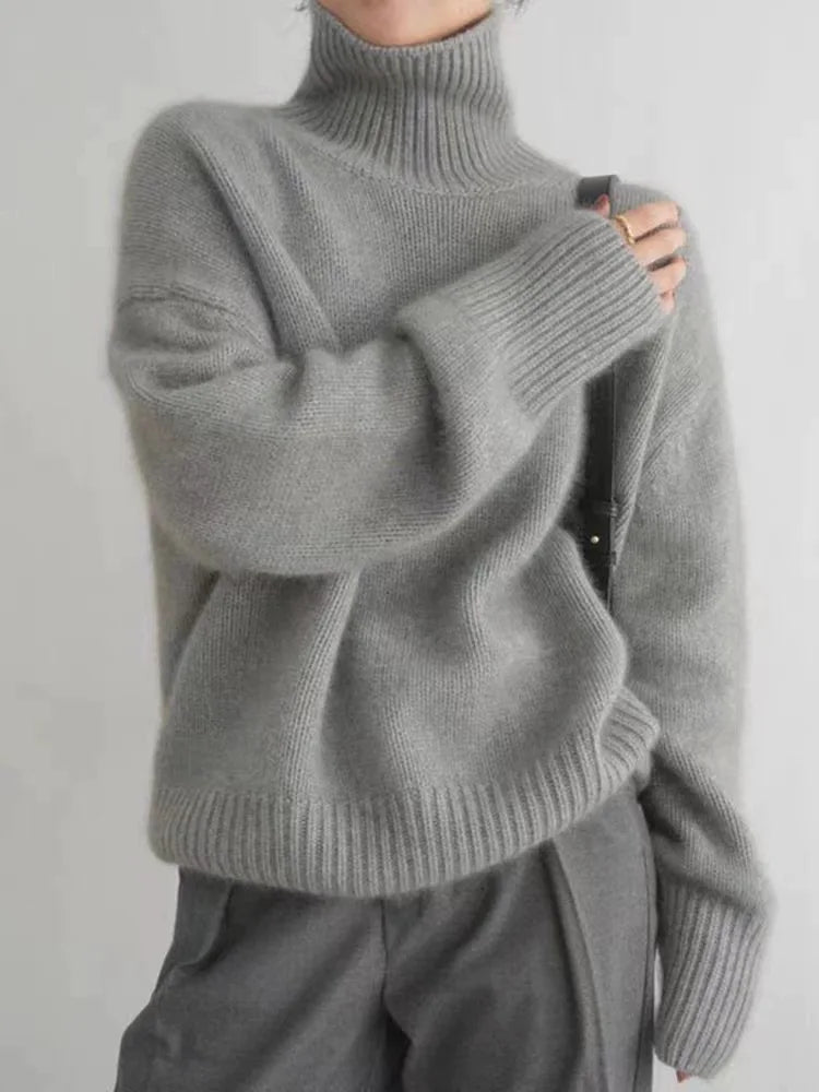 Lena Cashmere Turtleneck Jumper