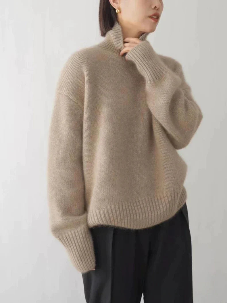 Lena Cashmere Turtleneck Jumper