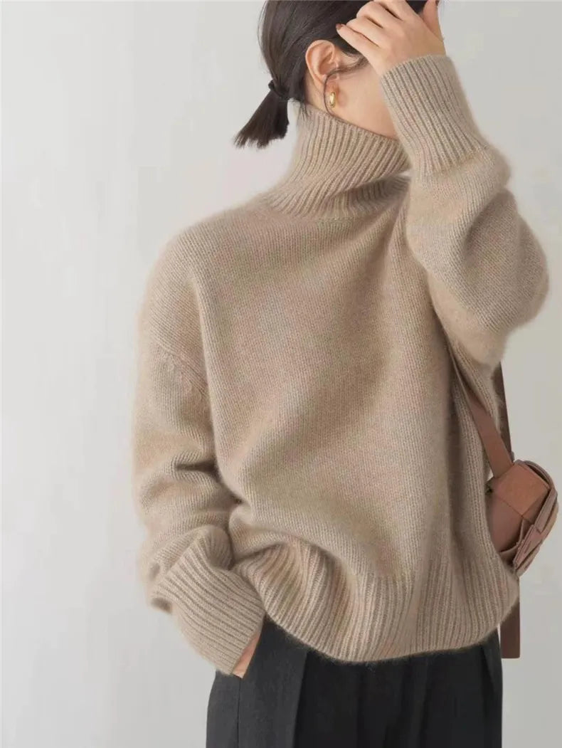Lena Cashmere Turtleneck Jumper