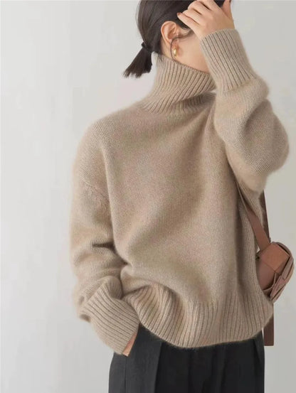 Lena Cashmere Turtleneck Jumper