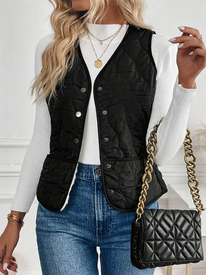 Summit Quilted Bomber Vest