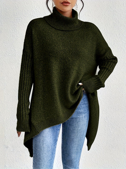 Aura Soft High Neck Jumper.