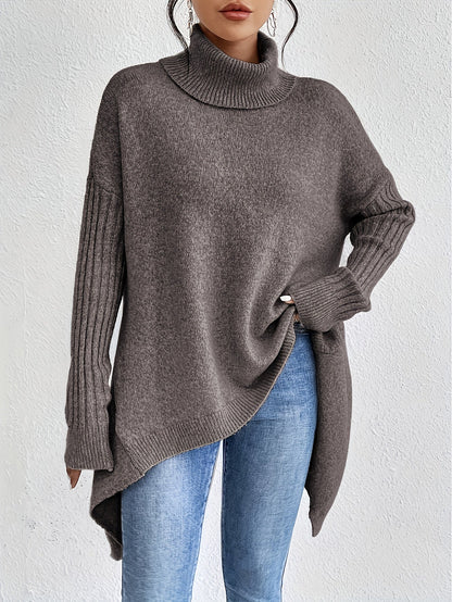 Aura Soft High Neck Jumper.
