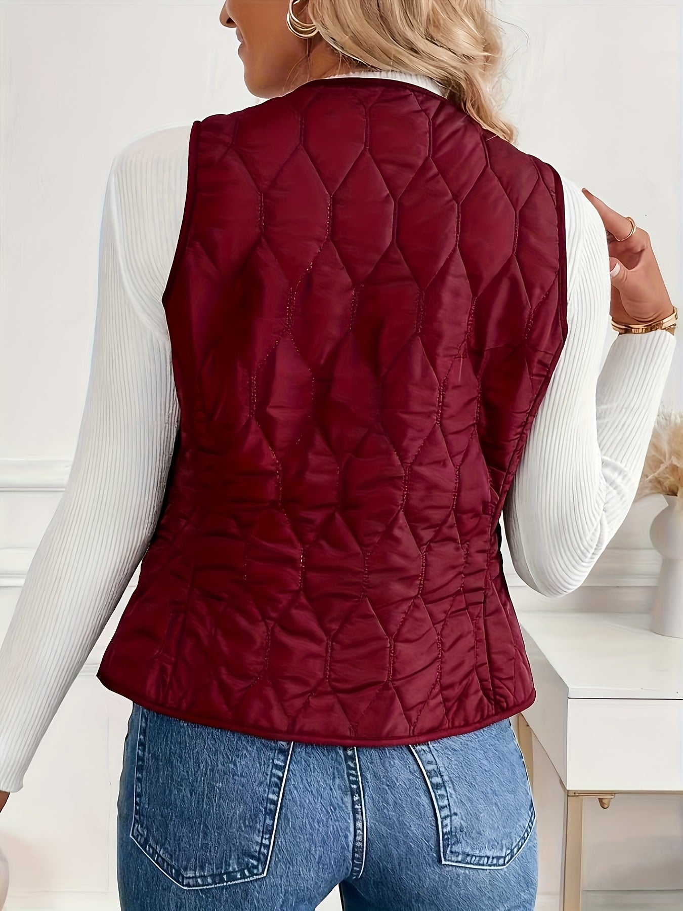 Summit Quilted Bomber Vest