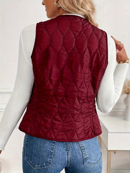 Summit Quilted Bomber Vest