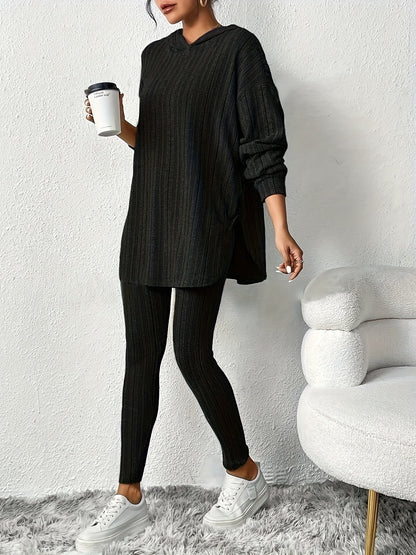 Soho Ribbed Knit Lounge Set