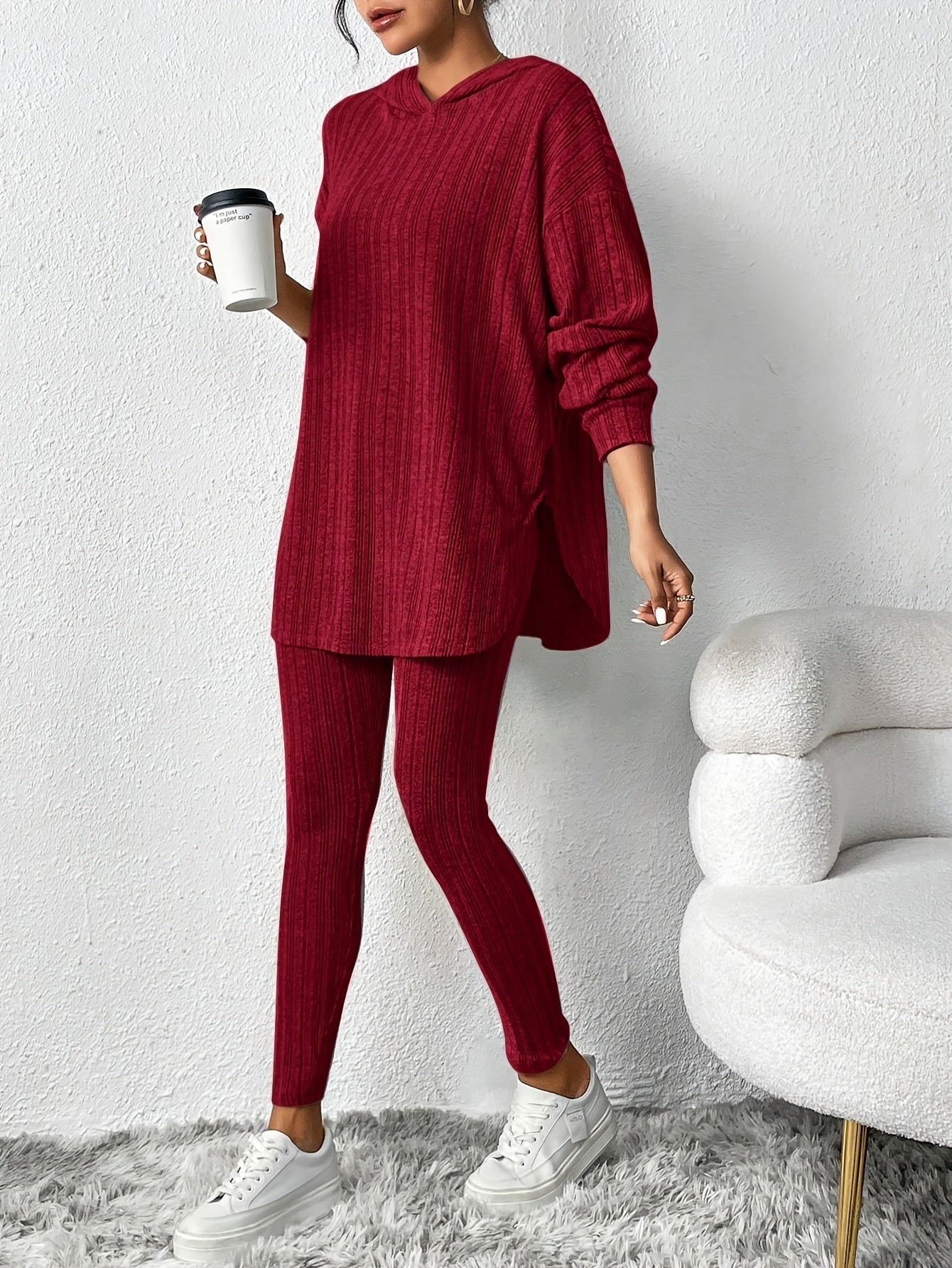 Soho Ribbed Knit Lounge Set
