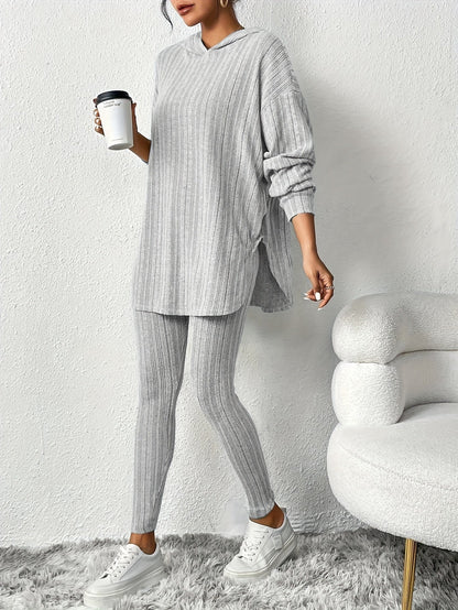 Soho Ribbed Knit Lounge Set