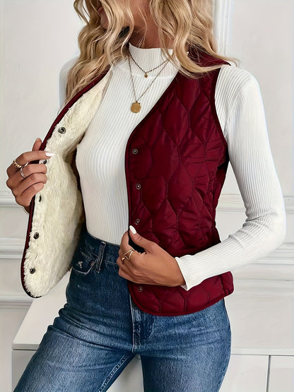 Summit Quilted Bomber Vest