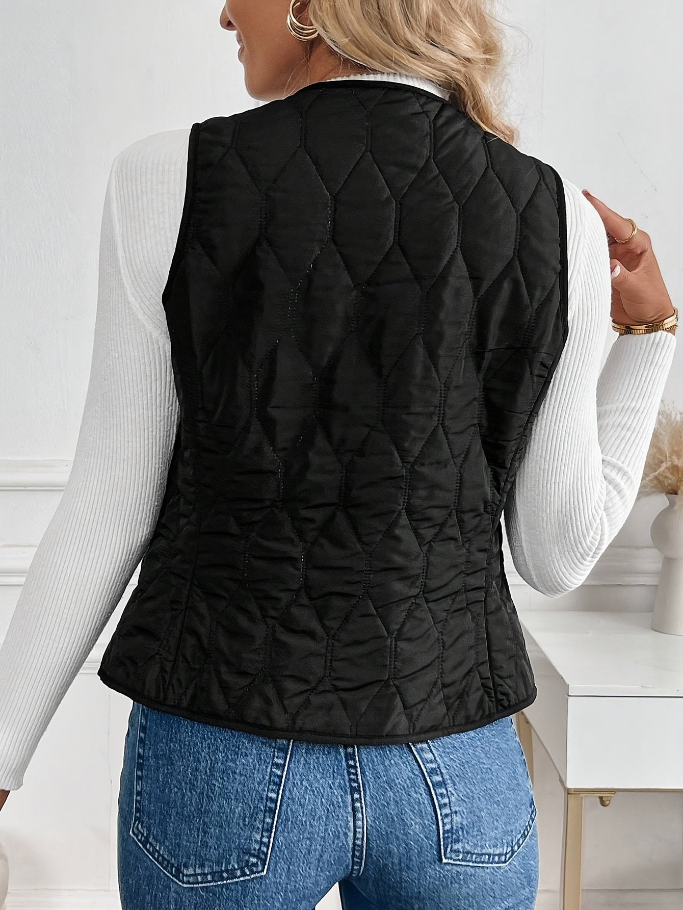 Summit Quilted Bomber Vest