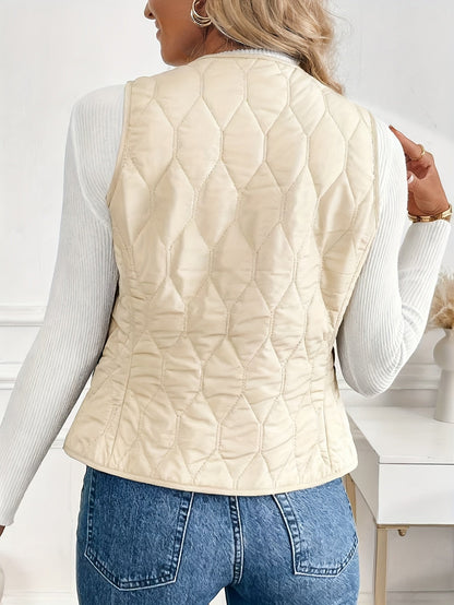 Summit Quilted Bomber Vest