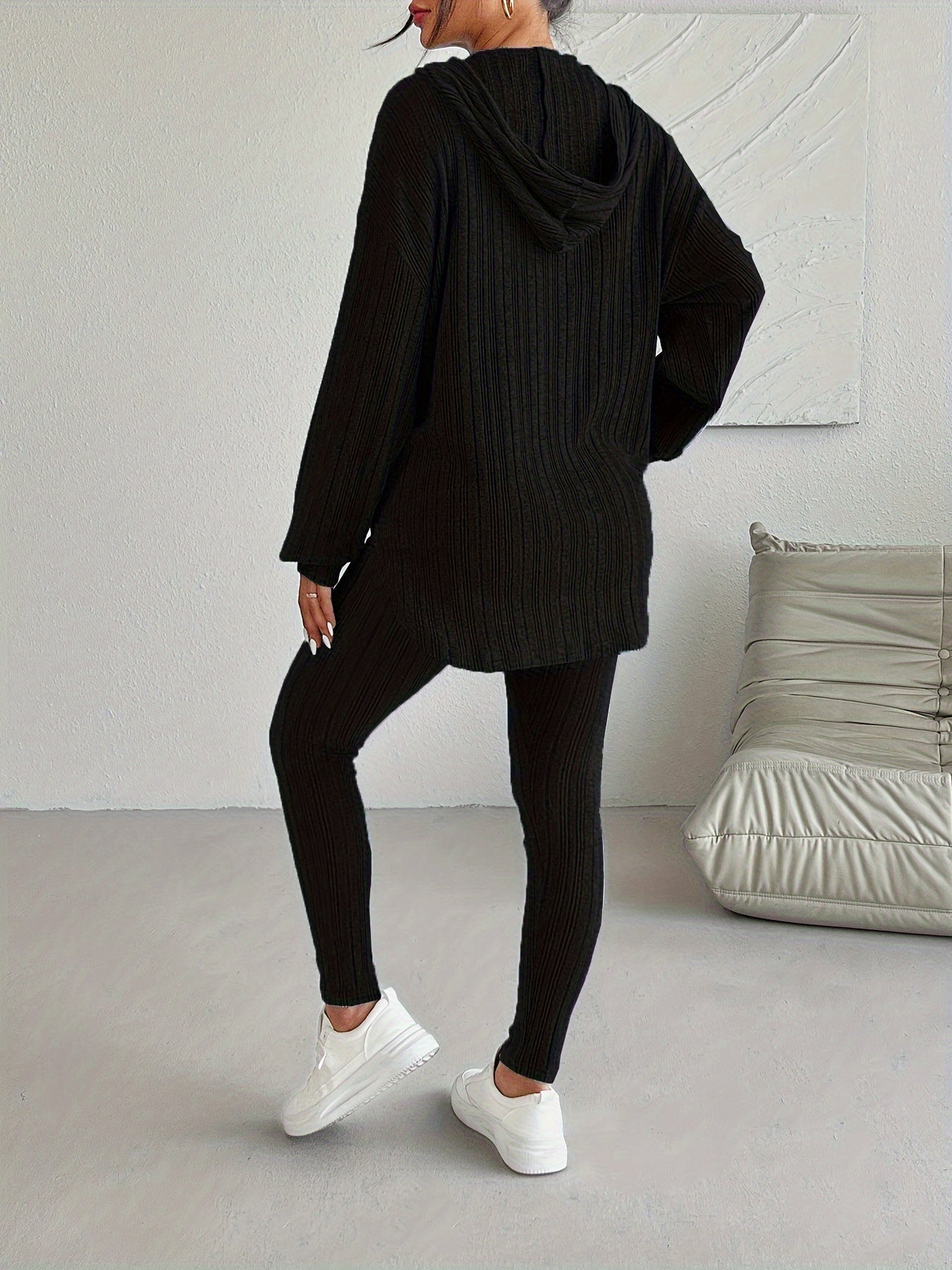 Soho Ribbed Knit Lounge Set