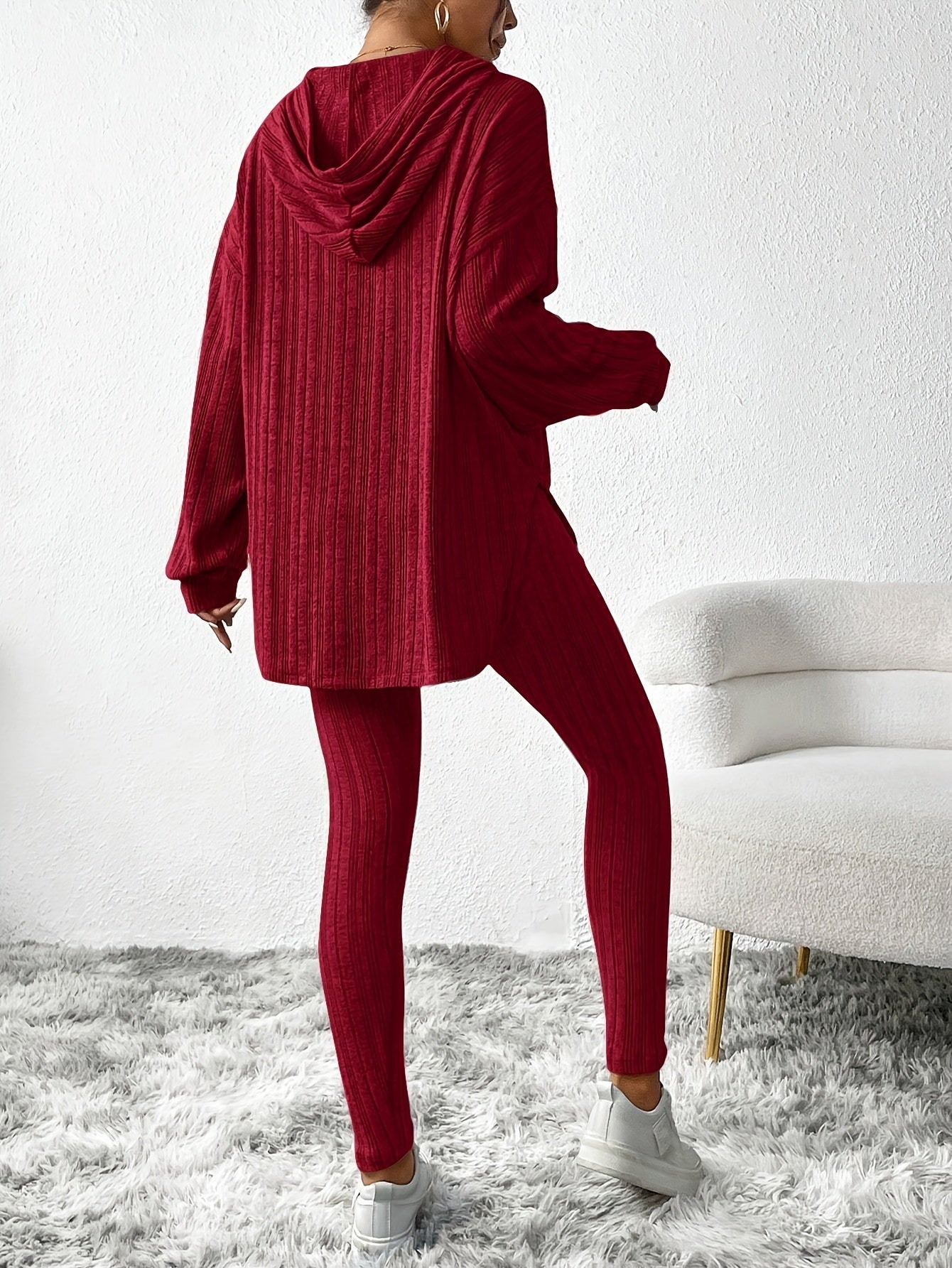 Soho Ribbed Knit Lounge Set